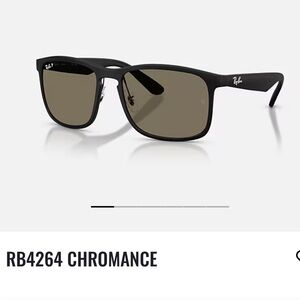 Ray-Ban Polarized Chromance RB4264 Matte Black Sunglasses